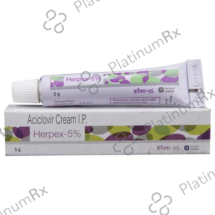 Herpex 5% Cream 5gm