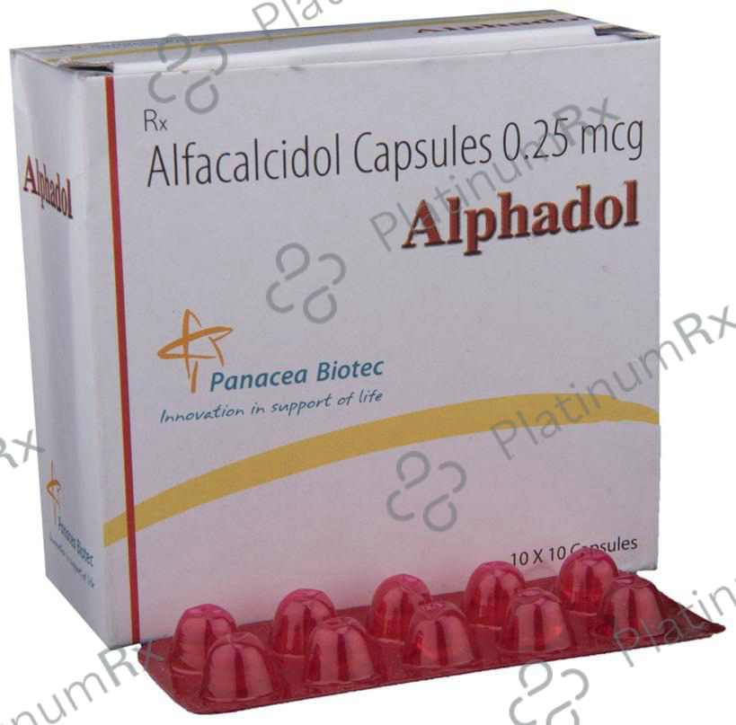 Alphadol 0.25mcg Capsule 10s