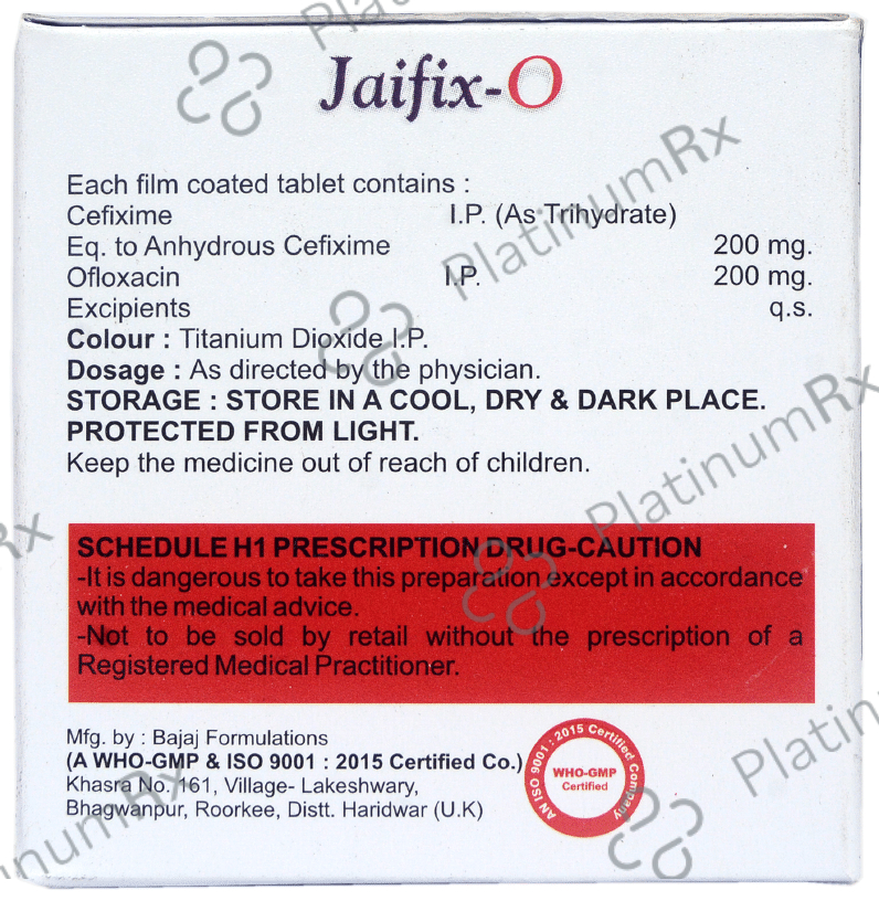 Jaifix-O Tablet