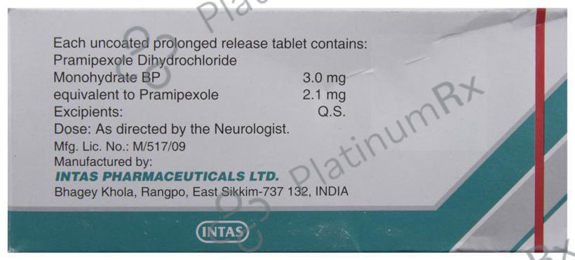 Pramirol SR 2.1mg Tablet 10s
