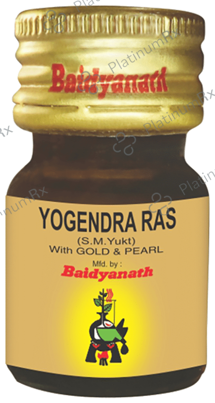 Baidyanath Yogendra Ras with Gold & Pearl - For Nutrition, Heart & Urinary Health