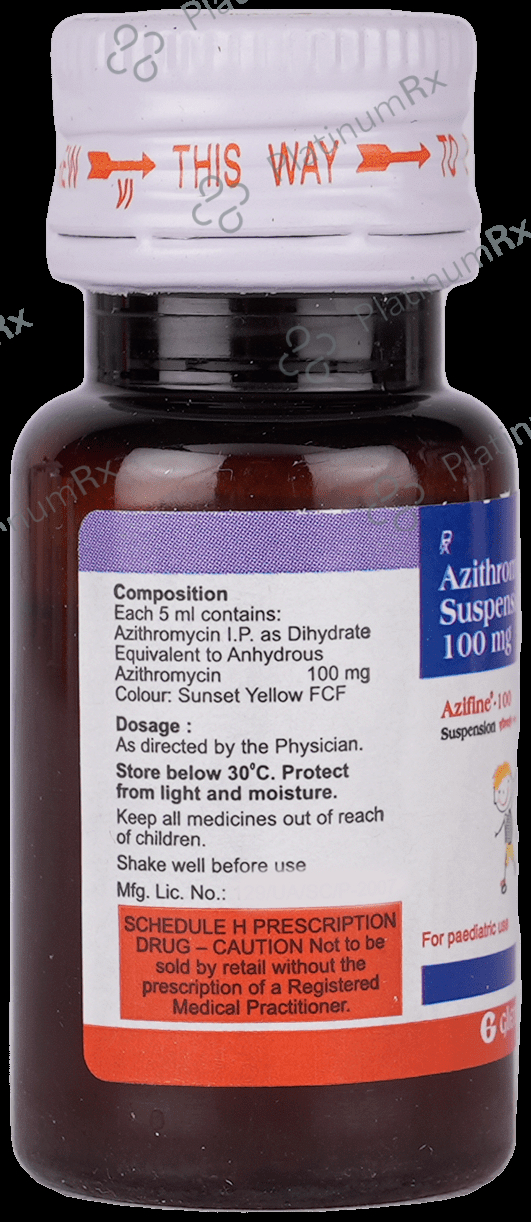 Azifine 100mg Suspension 15ml