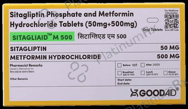Sitagliaid M 500 Tablet