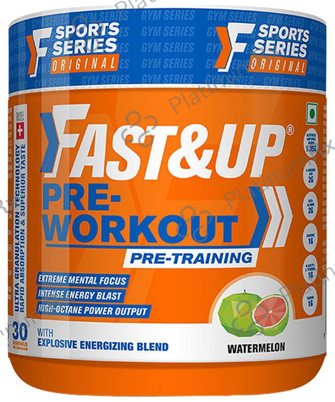 Fast&Up Pre-Workout & Pre-Training Powder - For Energy