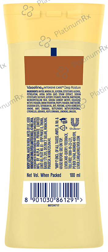 Vaseline Intensive Body Care Deep Moisture Lotion 100 ml