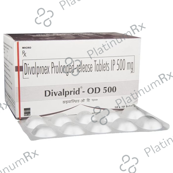 Divalprid OD PR 500mg Tablet 10s