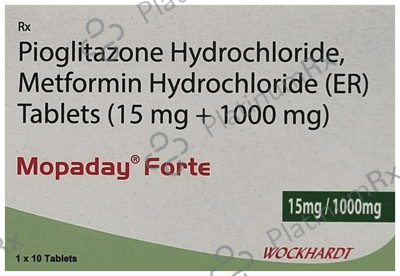 Mopaday Forte 1000/15mg Tablet ER 10s