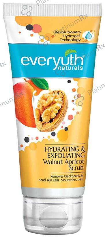 Everyuth Naturals Revolutionary Hydrogel Technology Walnut Apricot Scrub