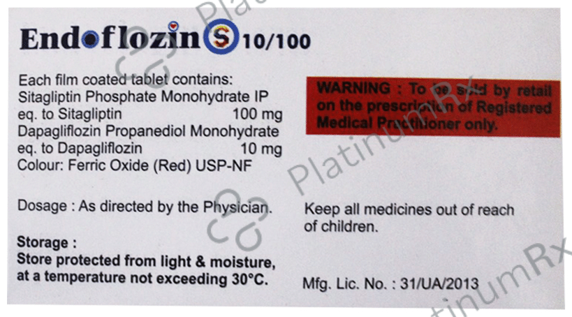 Endoflozin S 10/100 Tablet