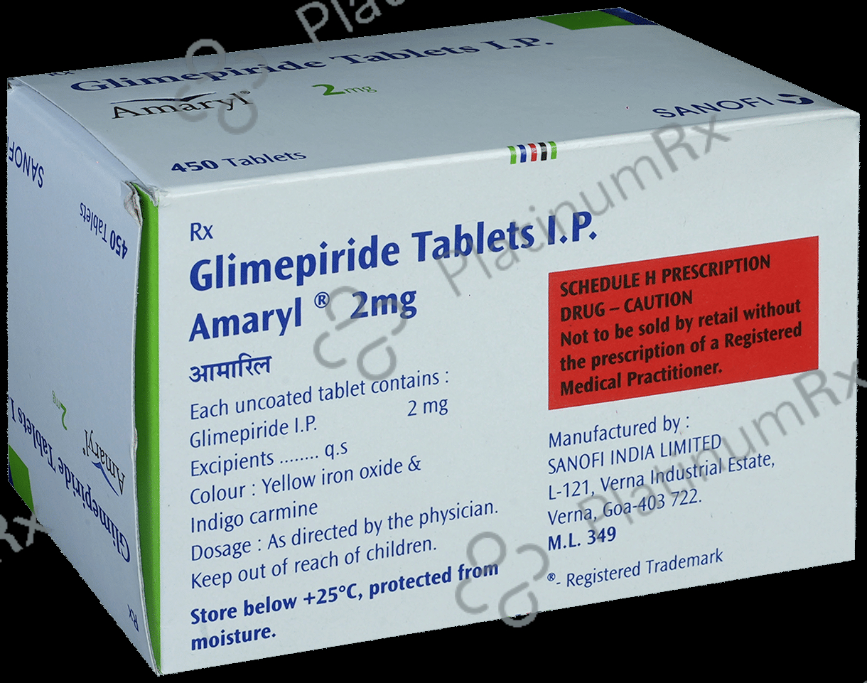 Amaryl 2mg Tab 30's