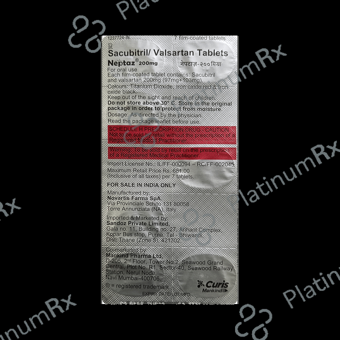 Neptaz 200mg Tablet 7s