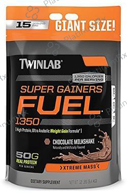 Twinlab Super Gainers Fuel Chocolate Milkshake