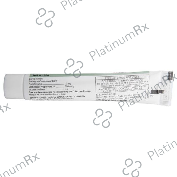 Nadoxin C 500mcg/10mg Cream 10gm