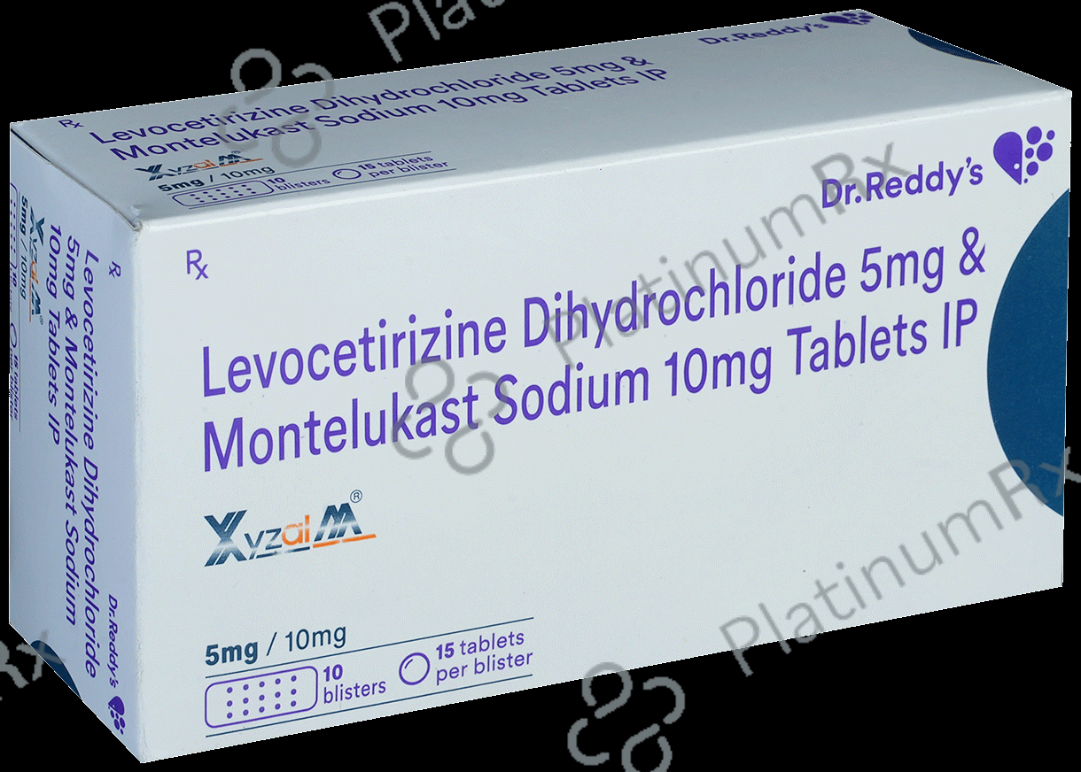 Xyzal M 5/10mg Tablet 15s