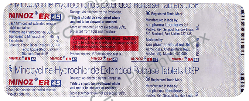 Minoz ER 45mg Tablet 10s