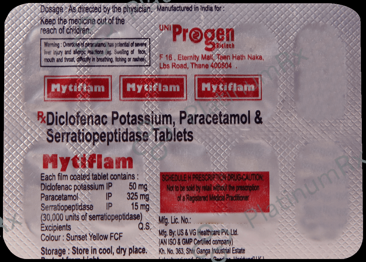 Mytiflam Tablet
