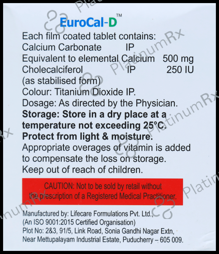 Eurocal-D Tablet