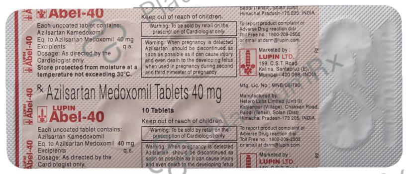 Abel 40mg Tablet 10s