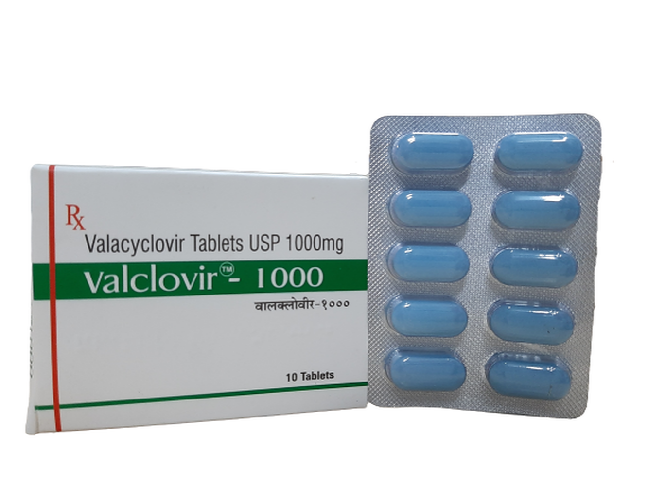 Valclovir 1000mg Tablet 10s