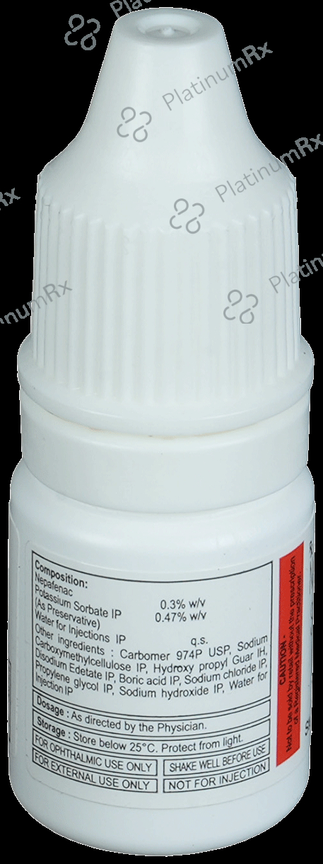 Nepaflam OD Eye Drop BAK Free 15s