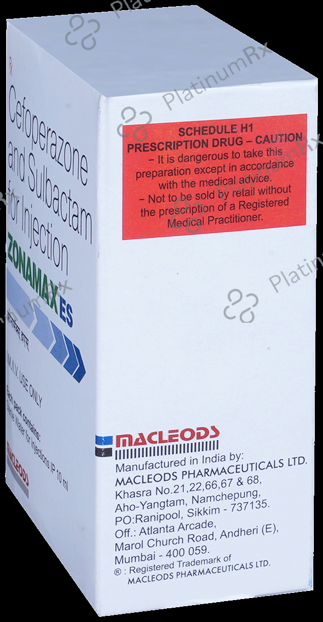 Zonamax ES 1000 mg/500 mg Injection