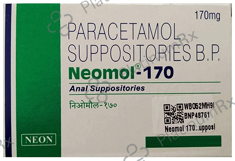 Neomol 170mg Anal Suppository 5s