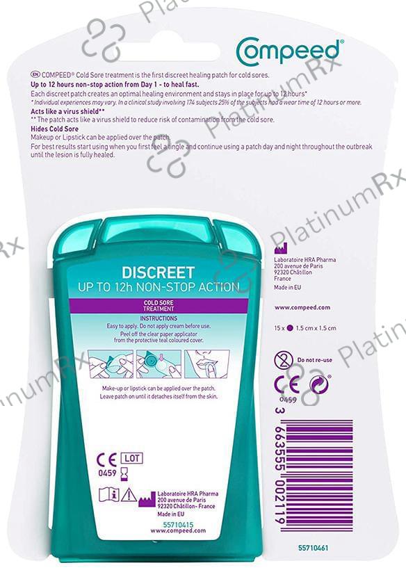 Compeed Cold Sore Treatment Patch