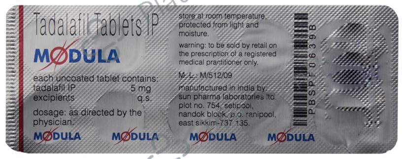 Modula 5mg Tablet 10s