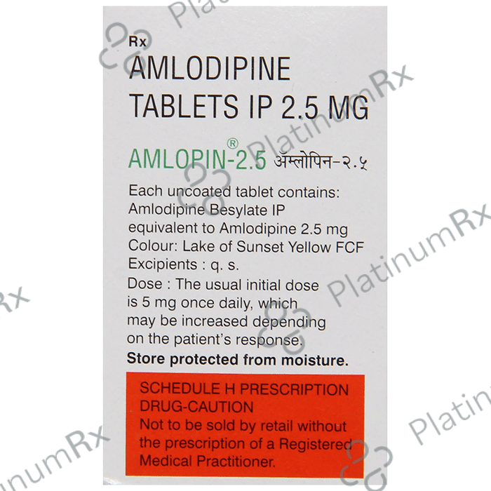 Amlopin 2.5mg Tablet 10s