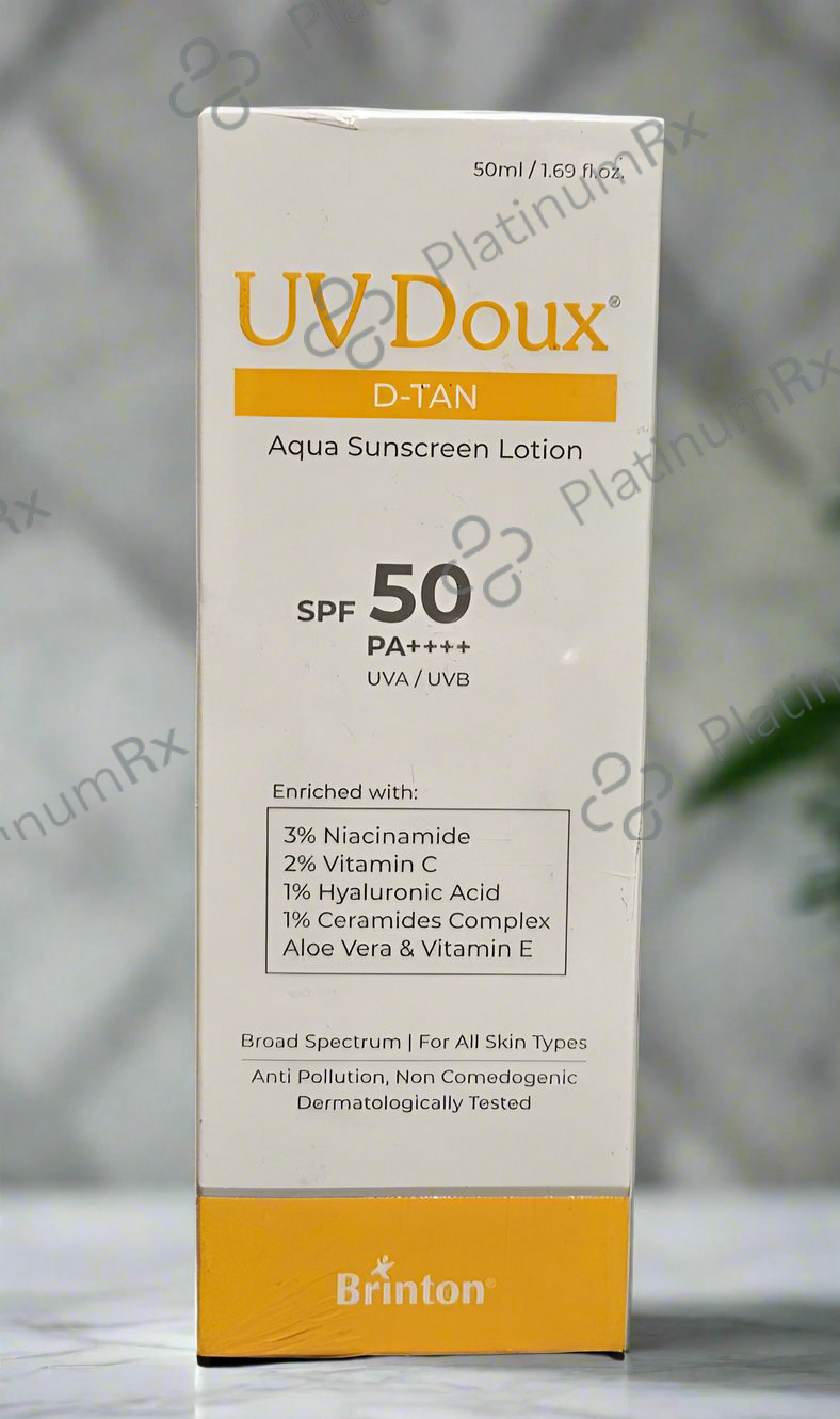 Uv Doux D Tan Aqua SPF 50 Lotion 50ml