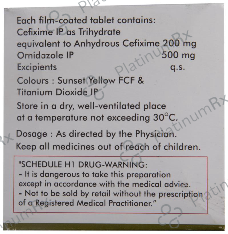 Cefglobe OZ Tablet
