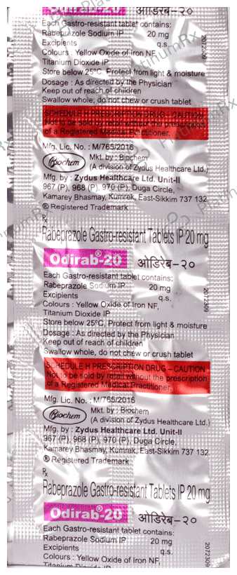 Odirab 20mg Tablet