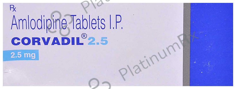 Corvadil 2.5mg Tablet 10s