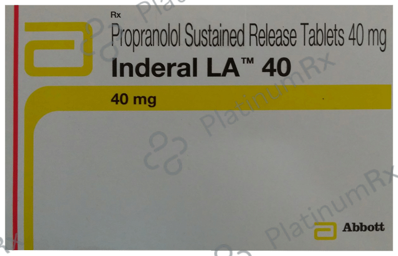 Inderal LA SR 40mg Tablet 15s