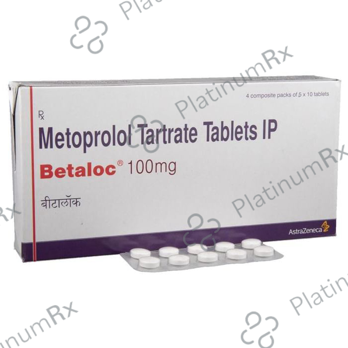 Betaloc 100mg Tablet 10s