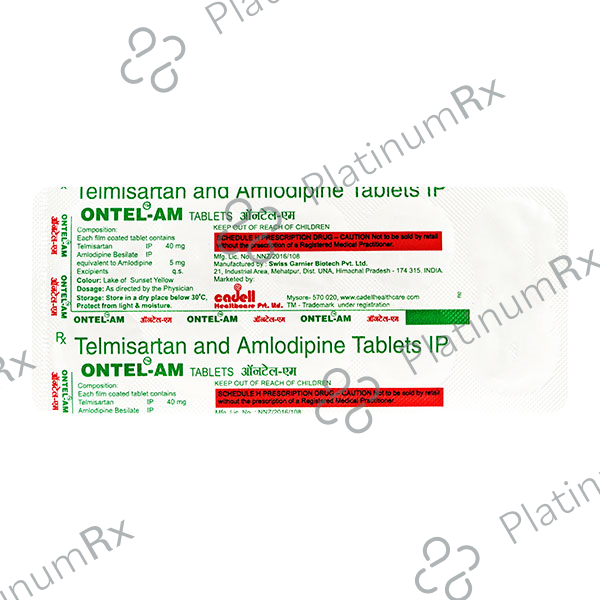 Ontel AM 5/40mg Tablet 10s
