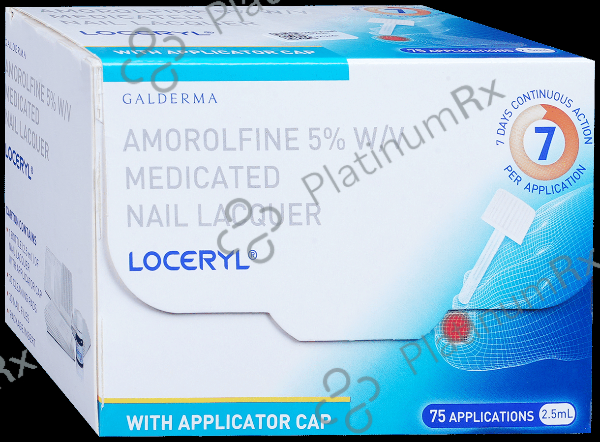 Loceryl 5% Nail Lacquer 1s