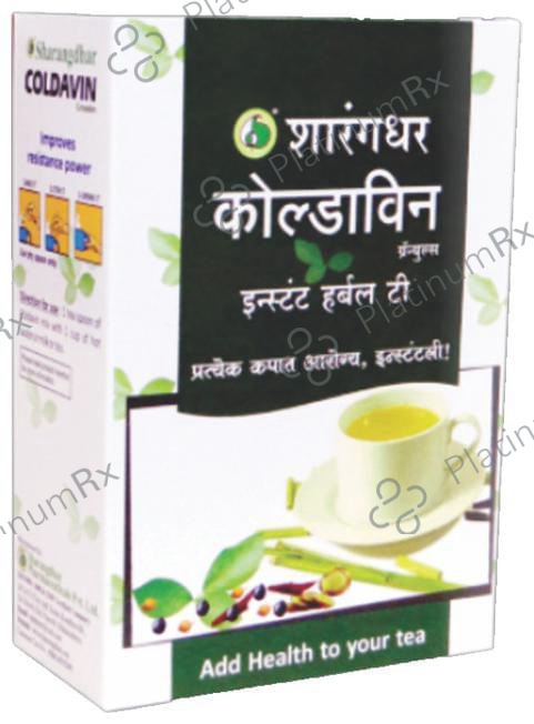 Sharangdhar Coldavin Granules Instant Herbal Tea 100 gm