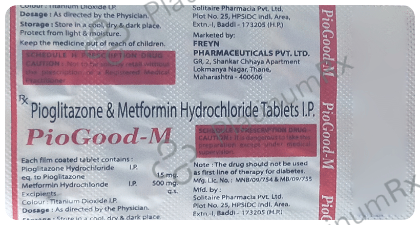 Piogood-M Tablet 10 tablets Tablet Freyn Pharmaceuticals Pvt Ltd