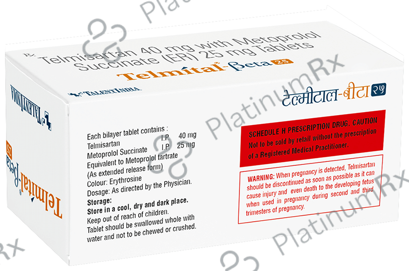 Telmital-Beta 25 Tablet ER