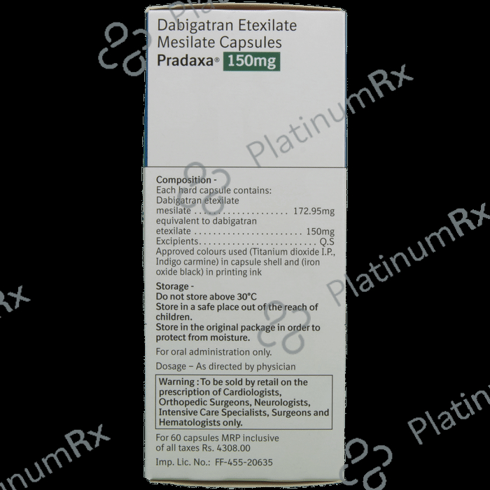 Pradaxa 150mg Capsule 10s