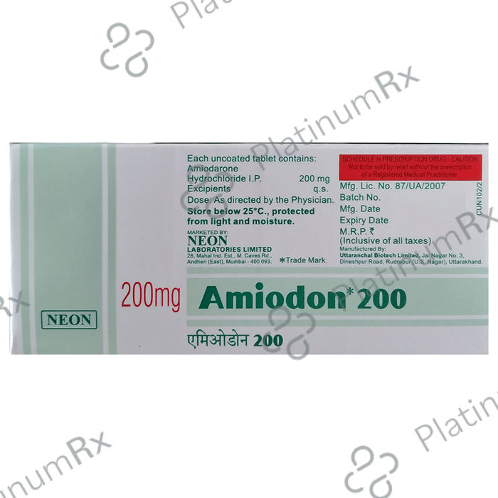 Amiodon 200mg Tablet