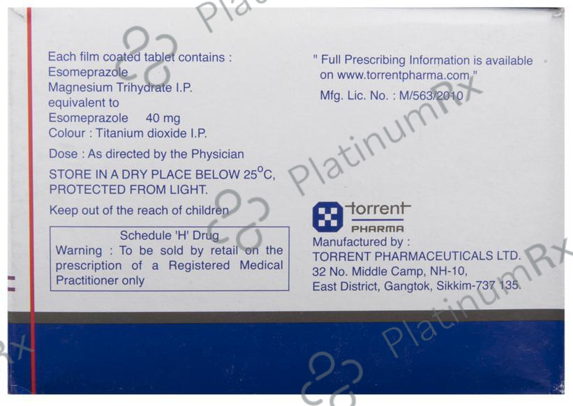 Nexpro Fast 40mg Tablet 10s