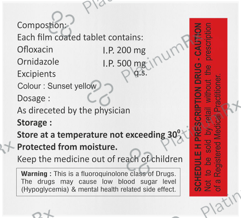Vaxflox OZ 200mg/500mg Tablet