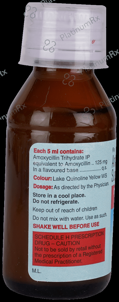 Novamox 125mg Rediuse Oral Suspension 30ml
