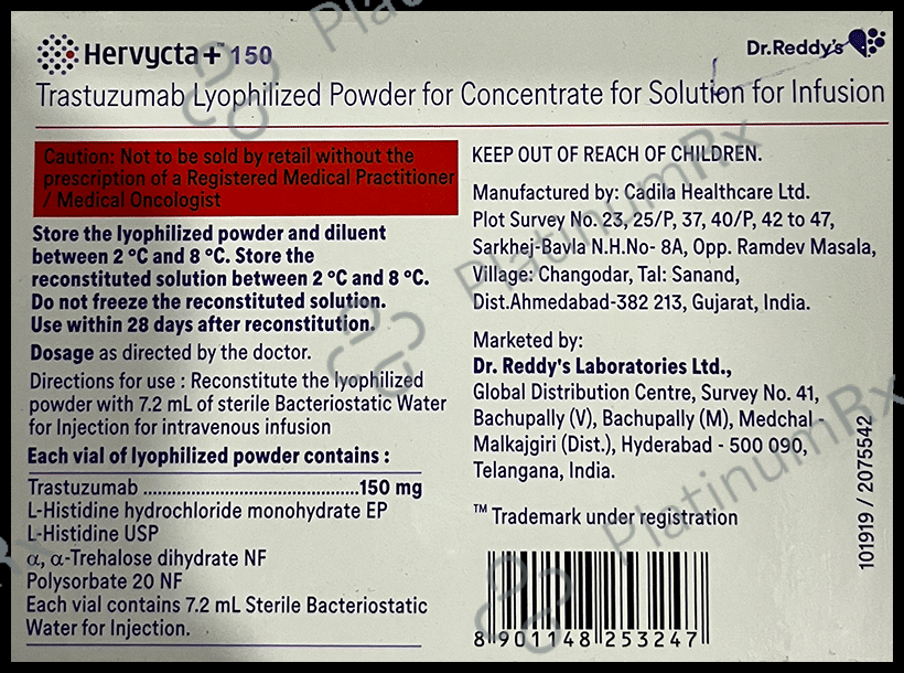 Hervycta 150 + Injection