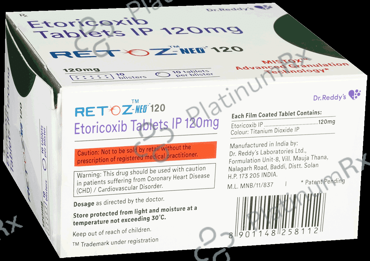 Retoz Neo 120mg Tablet 10s