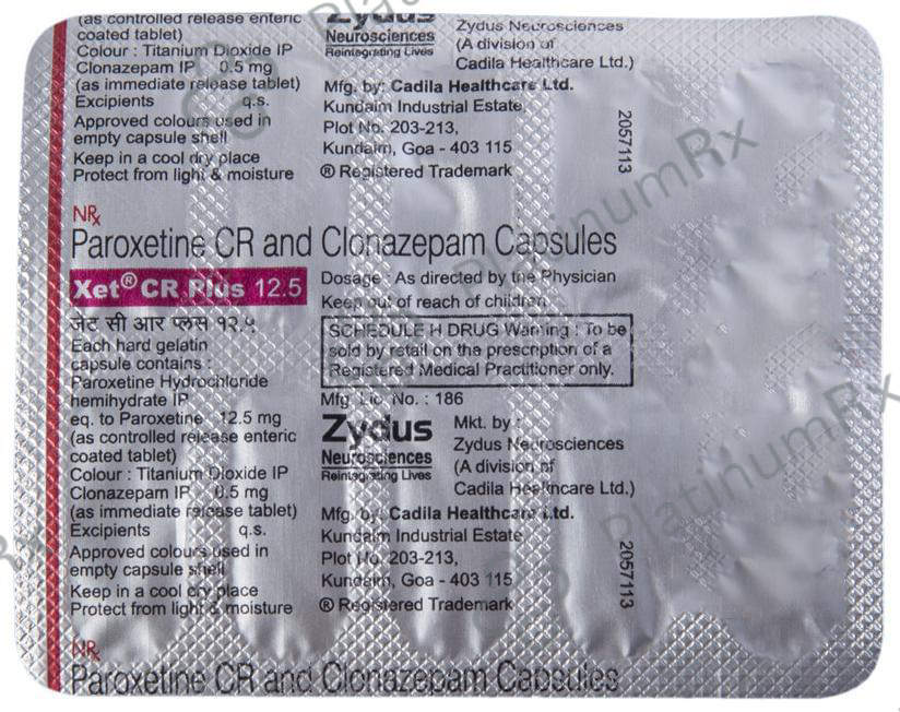 Xet CR Plus 12.5 Capsule