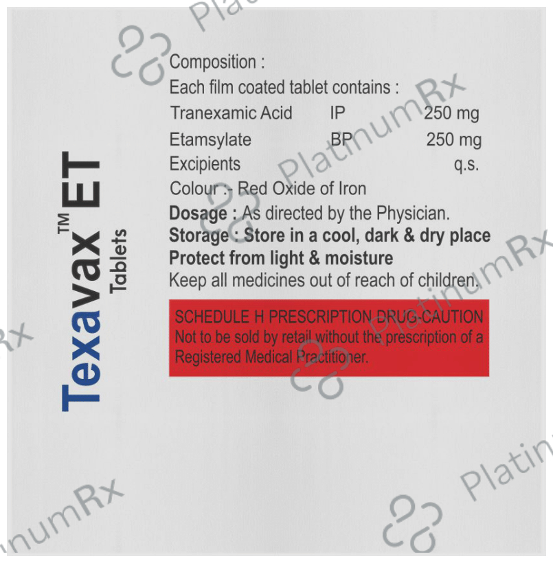 Texavax ET 250mg/250mg Tablet