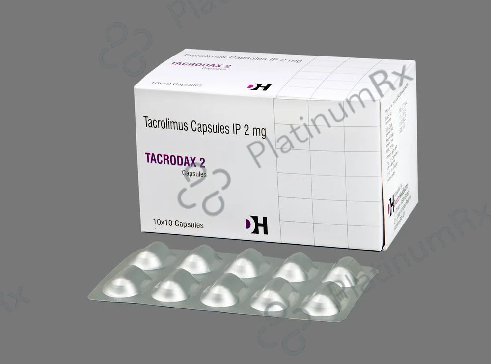 Tacrodax 2mg Capsule 10s